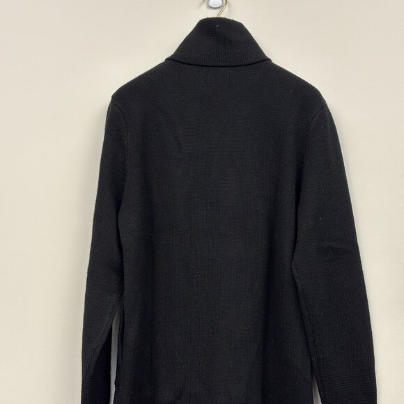 Vince - Black Wool Double-Breasted Sailor Cardigan | XL - Picture 5 of 5
